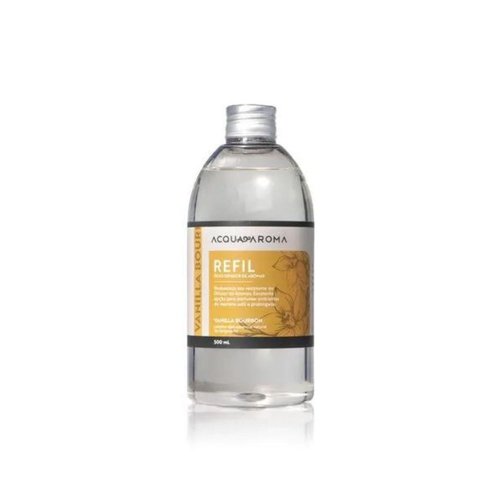 Refil Óleo Difusor Aromas Acqua Aroma 500ml Vanilla Bourbon