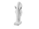 Ver imagem 1 de Escultura Estátua Decorativa Cabeça de Cavalo Pequena 50cm:branco Brilho
