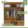 Conjunto de Guarda-roupa 6 Portas 4 Gavetas Zeus com Espelho e Cômoda 8 Gavetas 2 Portas Toronto - 7
