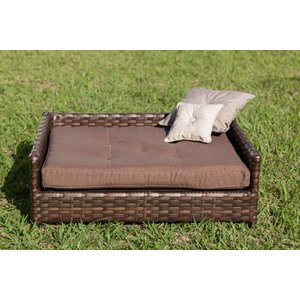 Cama Para Cão/gato Mamãe De Pet Fribra Espuma Macia Junco Tulipa Cama Pet