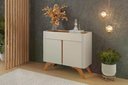 Ver imagem 1 de Buffet Arcus 2 Portas 92 cm Off White/Naturalle - Mavaular