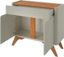 Ver imagem 2 de Buffet Arcus 2 Portas 92 cm Off White/Naturalle - Mavaular