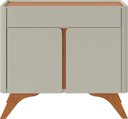 Ver imagem 3 de Buffet Arcus 2 Portas 92 cm Off White/Naturalle - Mavaular