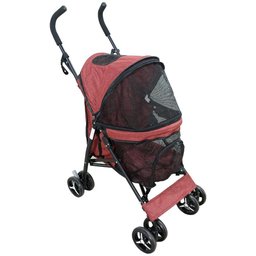 Carrinho de Passeio Pet para Cães e Gatos - Azul - 1