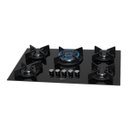 Ver imagem 1 de Fogão Cooktop Fischer 5q Tc Infinity Gás Mesa Vidro - Preto