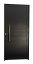 Ver imagem 1 de Porta Alumínio Lambril c/Puxador e.Preto 90 Brimak