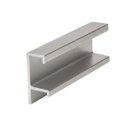 Ver imagem 1 de Puxador Perfil Alumínio Fosco PGM006 18mm 3m
