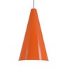 Pendente Cone Luminária Lustre Alumínio Laranja - T&T Iluminação - 3