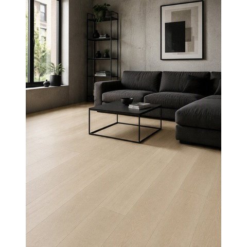 Piso Vinílico Oak Gray 22,86x121,92cm 12 Réguas (3,3445m²) Bege Graddus