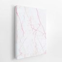 Ver imagem 2 de Mármore Branco e Rosa Decorativo Quadro Canvas 60x40cm