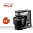 Ver imagem 6 de Batedeira Planetária Mondial Premium 12 Velocidades 700w Preto/inox 127v - Bp-01p-b