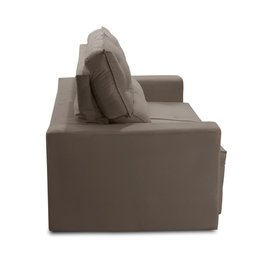 Sofá Retrátil e Reclinável 3 lugares com Molas 1,80m Lais Suede Cappuccino Adonai Estofados - 6