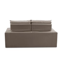 Sofá Retrátil e Reclinável 3 lugares com Molas 1,80m Lais Suede Cappuccino Adonai Estofados - 8