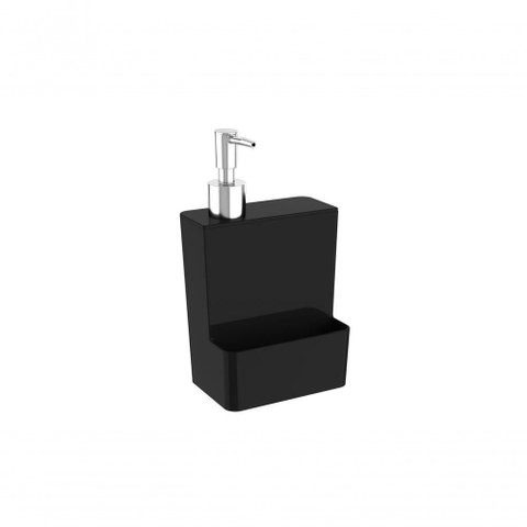 Dispenser New Glass 600ml Coza Preto Coza