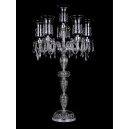 Castiçal Candelabro de Mesa Cristal - Classic C/6 Lfd Clássico - 1
