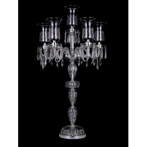 Castiçal Candelabro de Mesa Cristal - Classic C/6 Lfd Clássico