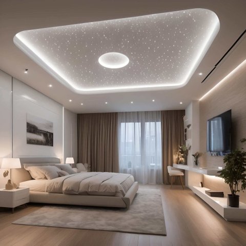 Céu Estrelado Original Branco Led Fibra Ótica 200 Estrelas