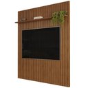 Ver imagem 1 de Painel para Tv 65 Polegadas Ripado 183x240cm Pratisk D04 Freijó - Mpozenato