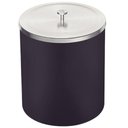 Ver imagem 1 de Lixeira Tramontina Útil Preta com Tampa em Aço Inox 5 Litros Redonda Cozinha Lavabo Home Office