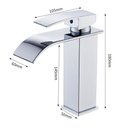 Ver imagem 2 de Torneira Banheiro Monocomando Cascata Inox 304 Cromada