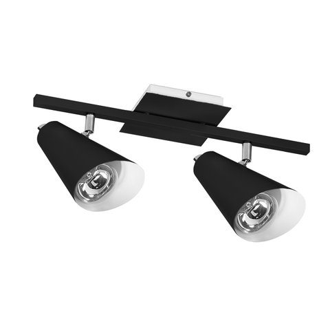 Spot Luminária PT02 Moderno 20x12x40cm 1 Unidade Preto