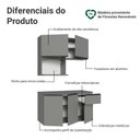 Ver imagem 5 de Armário de Cozinha Compacta 120 Cm Suspensa Nice Madesa 06