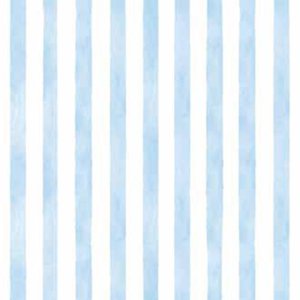 Papel de Parede Infantil Listrado Azul Sonhos 4239