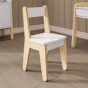 Ver imagem 2 de Cadeira Infantil em Madeira Maciça e MDF Corujinha Casatema MadeiraOriginals Branco/Marrom