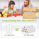 Ver imagem 2 de Rolo para Seladora a Vácuo Bonsenkitchen 20cm X 45m, Bpa-free, com Cortador