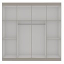 Ver imagem 2 de Guarda Roupas Casal 4 Portas Provençal 2 Gavetas Ele e Ela Europa