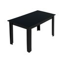 Ver imagem 5 de Mesa Madesa Retangular Tampo de Madeira 5231 Preto Cor:Preto