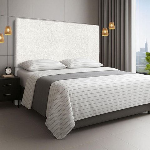 Cabeceira Estofada 160 Cm para Cama Box Queen Linho Luxo - Clique Chique