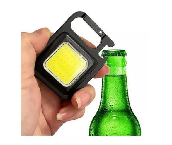 Mini Lanterna Refletor Led Recarregável Com Imã Abridor 8W - 4