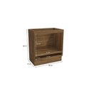 Ver imagem 4 de Balcão para Forno de Embutir Celeste Kappesberg 100% Mdf Nogueira/azul 80cm