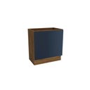 Ver imagem 1 de Balcão para Forno de Embutir Celeste Kappesberg 100% Mdf Nogueira/azul 80cm