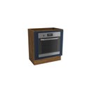 Ver imagem 2 de Balcão para Forno de Embutir Celeste Kappesberg 100% Mdf Nogueira/azul 80cm