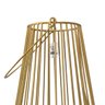 Lanterna Decorativa em Metal Gold com Suporte para Vela 31x21 Cm - 4