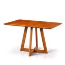 Ver imagem 1 de Mesa de Jantar Luna 120x90 Tampo Laminado Cinamomo:cinamomo