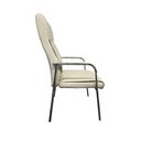 Ver imagem 2 de Cadeira Fixa Partner Estofada Bege B.hoff Mobile