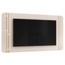 Ver imagem 2 de Painel para Tv Suspenso Ariana e Mesa de Centro Pilar Off White – Dj Móveis