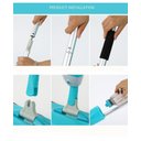 Ver imagem 6 de Mop Spray Com Reservatório 400ml Pano Micro Fibra Refil Azul