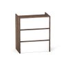 Balcao de Atendimento P25 Pandin 95 Cm Walnut e Branco - 1