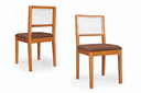 Ver imagem 7 de Conj Sala de Jantar Mesa Red Vid C/4 Cad Betina Mad Eucalipto:off/marrom
