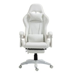 Cadeira Gamer Prizi Canvas - Branca - 1