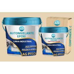 Autonivelante Industrial Marfim Claro AG - RAL1015 Resinas ag Autonivelante Industrial AG 5KG - 1