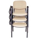 Ver imagem 2 de 03 Cadeiras Universitárias Linha Hotel Auditório Bege
