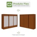 Ver imagem 7 de Conjunto de Guarda-roupa 3 Portas 4 Gavetas Nice e Cômoda 6 Gavetas em Mdp/mdf Maggiore New 
