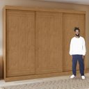 Ver imagem 6 de Conjunto de Guarda-roupa 3 Portas 4 Gavetas Nice e Cômoda 6 Gavetas Maggiore New