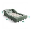 Ver imagem 4 de Cama Montessoriana Infantil Noah 100% Espuma com Colchão Bouclê Verde Menta - Desk Design