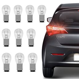 Lâmpada Freio BAY15D 2p S25 12V 21/5W - Clara - Multilaser - 1